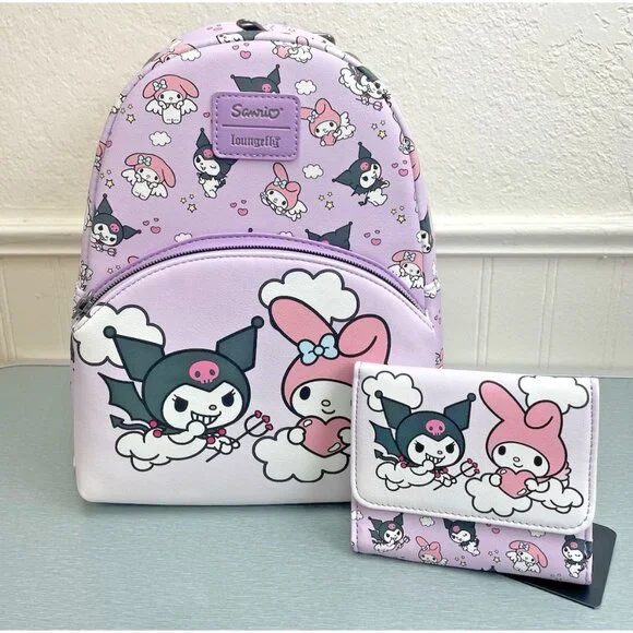 Loungefly Sanrio Kuromi & My Melody Angel & Devil Mini  display picture 1